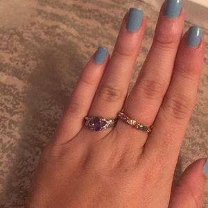 Two rings; one by Latasia